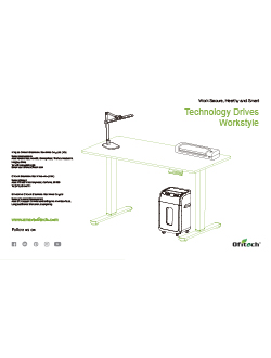 Bureau debout catalogue Ofitech